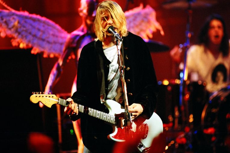 Foto van Kurt Cobain.